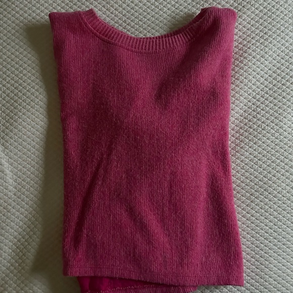 Zara pink cropped sweater - Picture 2 of 3